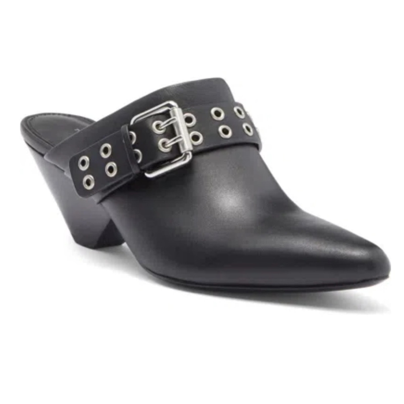 Rag & Bone Spire Grommet Mule Black Eu 38/Us 8